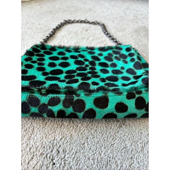 Rare⭐️ Eric Javits Calf hair leopard handbag, $475 - Picture 5 of 13